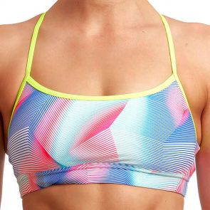 Funkita Swim Crop Top FKS037 Lava Lamp