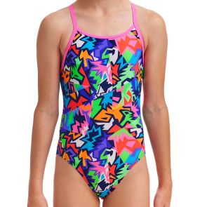 Funkita Girl Diamond Back One Piece FS11G Sharp Edges