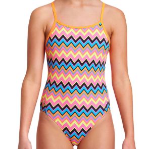 Funkita Girls Diamond Back Swim One Piece FS11G Ziggy Pop