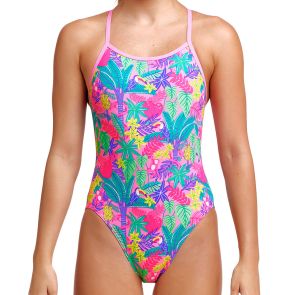 Funkita Girls Single Strap Swim One Piece FS16G Jungle Party