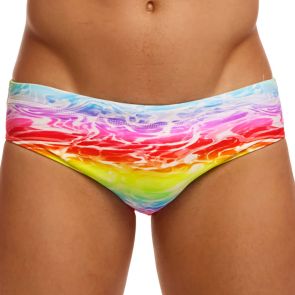 Funky Trunks Classic Swim Briefs FT35M Lake Acid