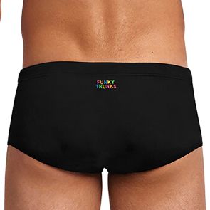 Funky Trunks Sidewinder Boy Swim Trunks FTS010B Still Black