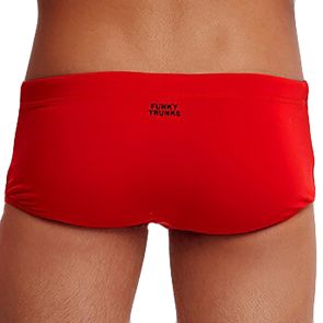 Funky Trunks Sidewinder Boy Swim Trunks FTS010B Still Red