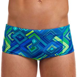 Funky Trunks Boy's Sidewinder Trunks FTS015B Help Me Rhombus