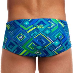 Funky Trunks Boy's Sidewinder Trunks FTS015B Help Me Rhombus