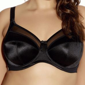 Goddess Keira Banded Underwire Bra GD6090 Black