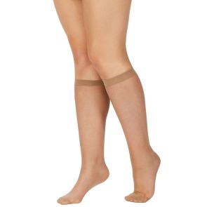 Kayser Plus Silky Elastane Knee Highs 2-Pack H12200 Nubeige