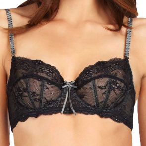 me by Bendon Sofia Underwire Bra 75-261 Jet/Pewter