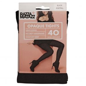 Razzamatazz 40D Comfort Brief Opaque Tights H80077 Black