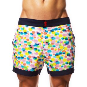 Hey Franky Circuit Beach Shorts Bubbles HF0165 Multi