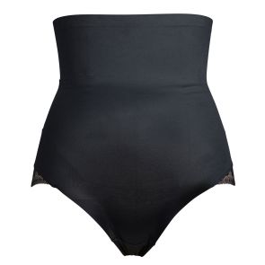 Hush Hush by Slimform Essensual Smooth Lace High Waist Control Pant Black HH015