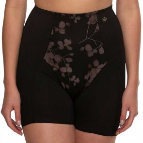 Hush Hush by Slimform Eden Medium Control Boyleg Brief HH041 Floral Black