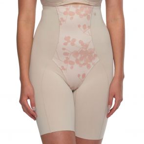 Hush Hush by Slimform Eden Medium Control Thigh Shaper HH043 Nude Floral