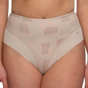 Hush Hush by Slimform Eden Medium Control Thong Back Brief HH046 Geo Nude