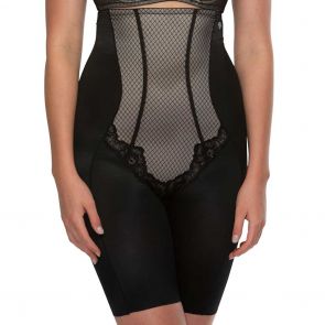 Hush Hush by Slimform Whisper High Waist Thigh Shaper HH057 Black/Nude