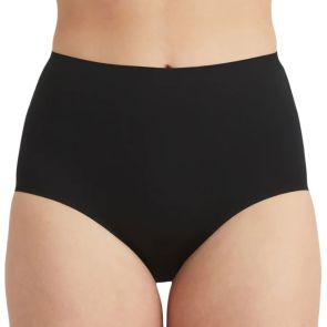 Hush Hush Smooth Brief With Control Panels HH067LC Black