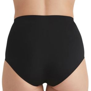 Hush Hush Smooth Brief With Control Panels HH067LC Black