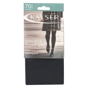 Kayser 70 Denier Opaque Tights 2-Pack HXKY2N Ink