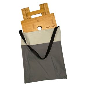 Key & Cage Premium Foldable Alfresco Picnic Table Bamboo