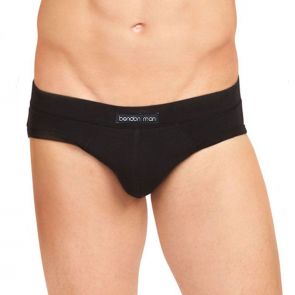 Bendon Man High Tech Cotton Mens Brief 46-122 Black