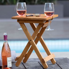 Key & Cage Premium Foldable Alfresco Picnic Table Bamboo