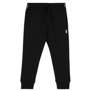Bonds Kids Logo Fleece Trackie KVRJK Nu Black