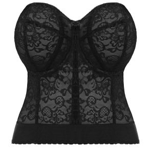 Goddess Bridal Lace Bustier GD0689 Black