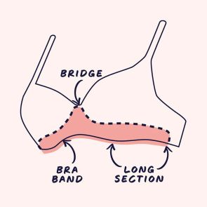 Love Luna Bra Sweat Liner LLRUBSL Nude