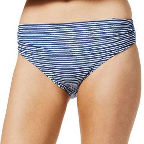 Moontide Tribal Geo Reversible Ruched Front Swim Pant M7964TG Blue