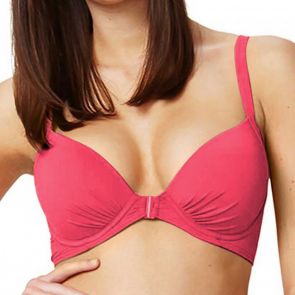 Moontide Contours Front Clip Underwire Top Cerise M8500CN