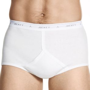 Jockey Classic Y-Front Brief Value 3-Pack White M90003
