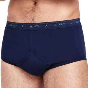 Jockey Classic Y-Front Brief Value 3-Pack M90603 Navy