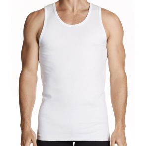 Jockey Classic Athletic Cotton Singlet 2-Pack M96022 White