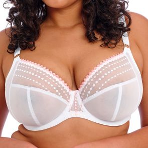 Elomi Matilda Underwire Plunge Bra EL8900 White