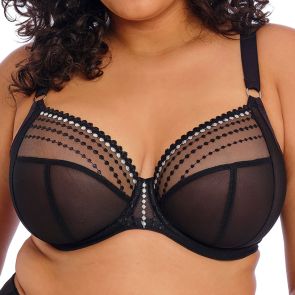 Elomi Matilda Underwire Plunge Bra EL8900 Black