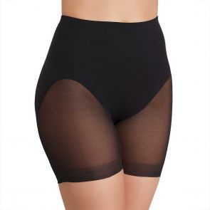 Miraclesuit Shapewear Sheer Shaping X-Firm Rear Lift Boyshort 2776 Black