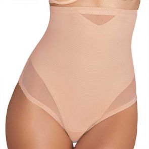 Miraclesuit Shapewear Sheer Shaping X-Firm High Waist Thong 2778 Nude