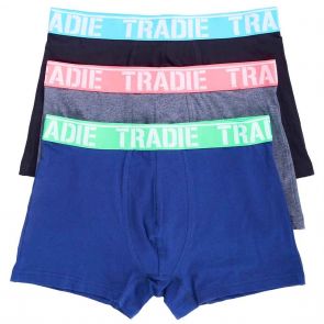 Tradie 3-Pack Fitted Trunks MJ1194WK3 Burst