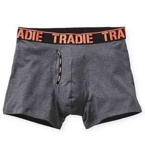 Tradie Man Front Trunk MJ1621SK Charcoal Marle with Coral