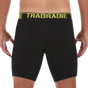Tradie Big Fella Long Leg Boxer Briefs MJ1955SK Black