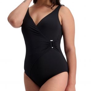 Moontide Contour Side Trim Swimsuit Multi-Fit M4320CN Black