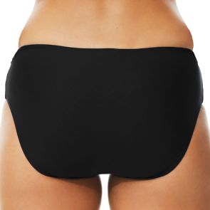 Moontide Contours High Ruched Front Swim Pant M7966CN Black