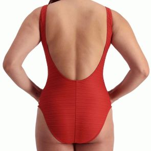 FINAL SALE Moontide Manhattan Tank Swim Suit M4167MH Brick