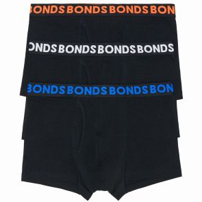 Bonds Everyday 3-Pack Trunk MWPY3A Black Pack