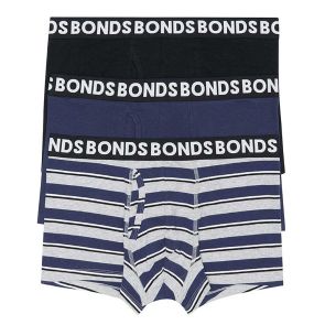 Bonds Everyday Trunk 3-Pack MWQ33A Stripe/Navy/Black