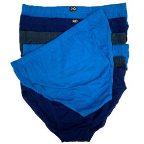 Rio Plain Hipster Brief 7-Pack MXL47W Blue/Grey