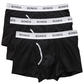 Bonds Guyfront Trunk 3-Pack MY963A Black