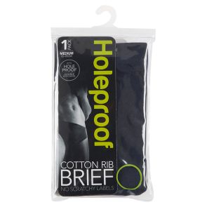 Holeproof Cotton Rib Brief MZTO1A Navy