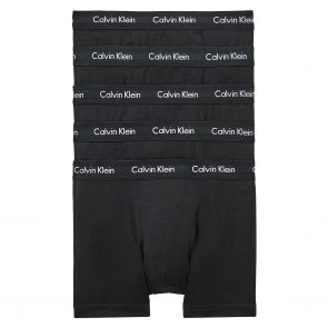 Calvin Klein Cotton Stretch 5 Pack Trunks NB2877 Black