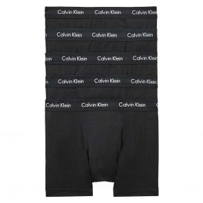 Calvin Klein Cotton Stretch 5-Pack Trunks NB2877 Black